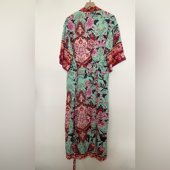 Anthropologie Radiant Floral Kimono Preowned 062/325 - Picture 6 of 8